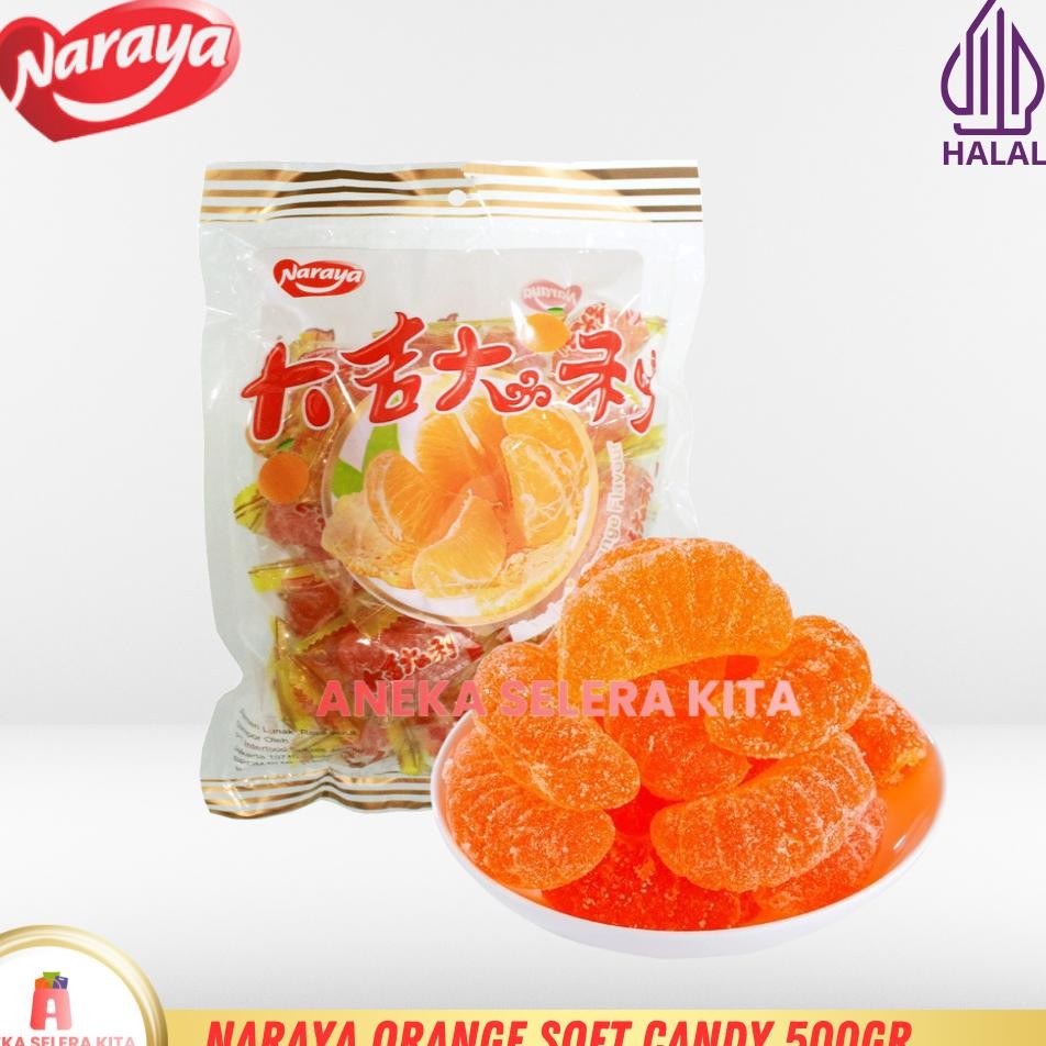 

Naraya Orange Oft Candy Permen Raa Dan Bentu Jeru Gr