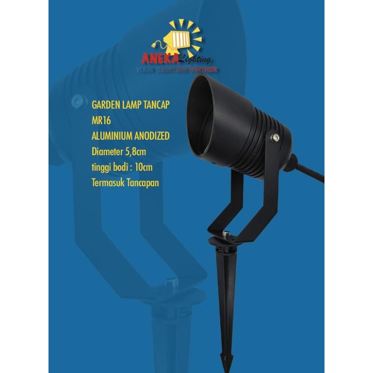 BARU LAMPU SOROT TAMAN MR16 TOPI GL29A