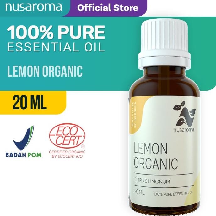 

Produk Baru!! Nusaroma Lemon Organic Essential Oil - 20 ML
