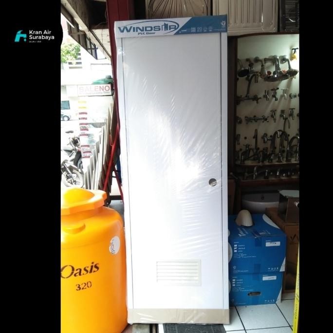 Sale Pintu Kamar Mandi Plastik PVC Warna Putih