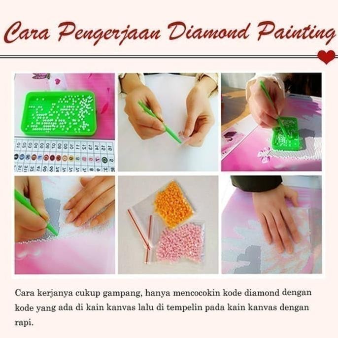 BARU DIY DIAMOND PAINTING FULL. IKAN KOI TAMAN BUNGA 12050 CM D619