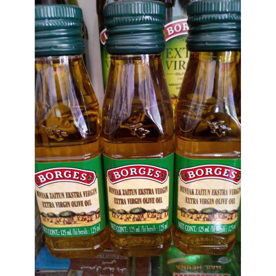 

] Minyak Zaitun Extra Virgin Olive Oil Borges 125ml