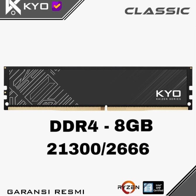 CO RAM PC KAIZEN DDR4 8GB 21300 / 2666 MHz RAM PC DDR4 8GB 2666 MHz