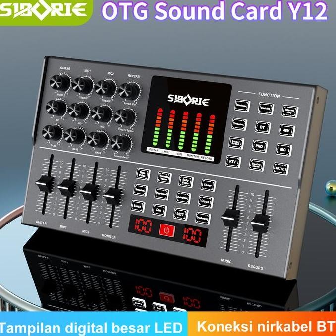 CO Siborie OTG Digital live soundcard Y12 dilengkapi dengan kabel OTG