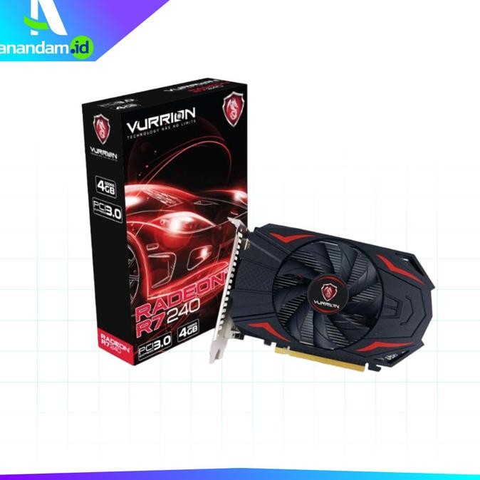 CO VGA - VGA AMD - VURRION RADEON R7 240 4GB GDDR5 128-bit