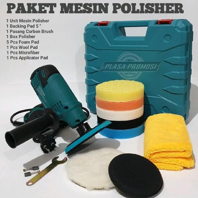 TERMURAH - Mesin Poles Rotary Paket Dengan Busa Poles Tinggal Pakai