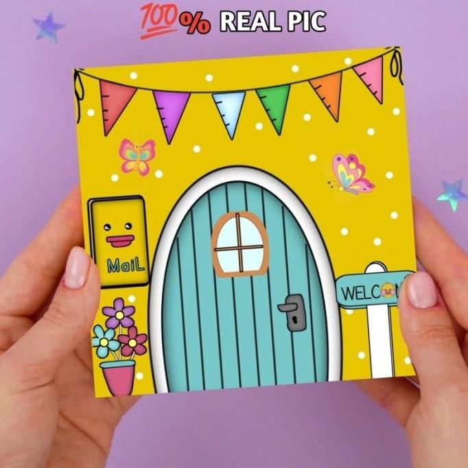 Paper Duck Bebek Viral Mainan Edukasi Busy Book Buku Aktifitas Anak 