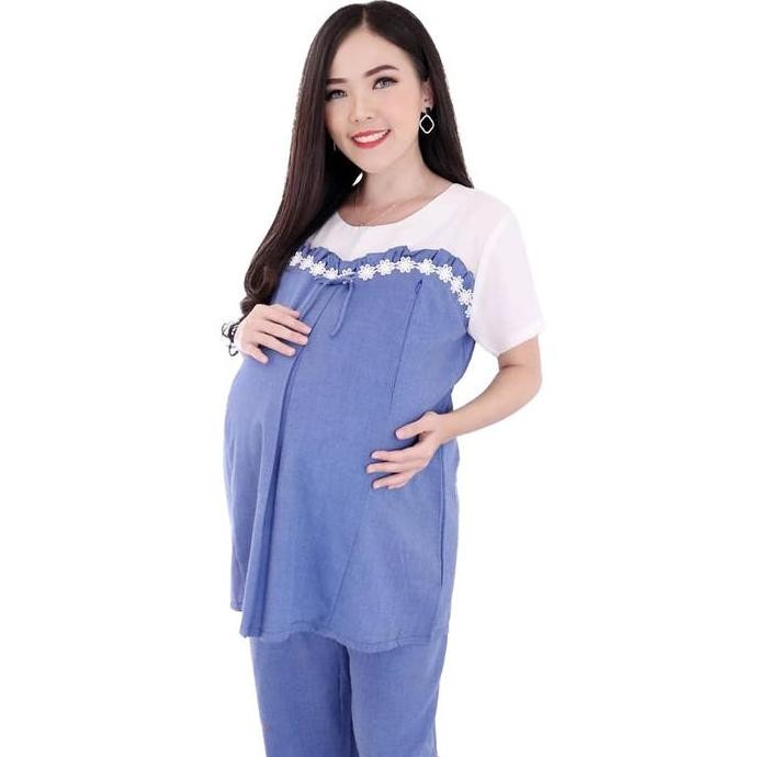 SALE ONE SET BAJU BUMIL CELANA IBU HAMIL BAJU HAMIL KEKINIAN WONDERLAND BUSUI KATUN