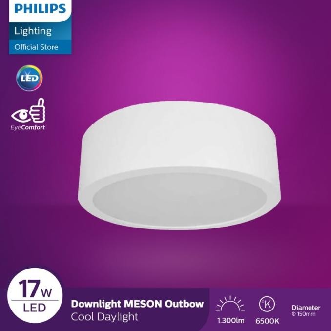 Lampu - Lampu Downlite/Light Panel Led Meson 17W Ob/Outbow Philips
