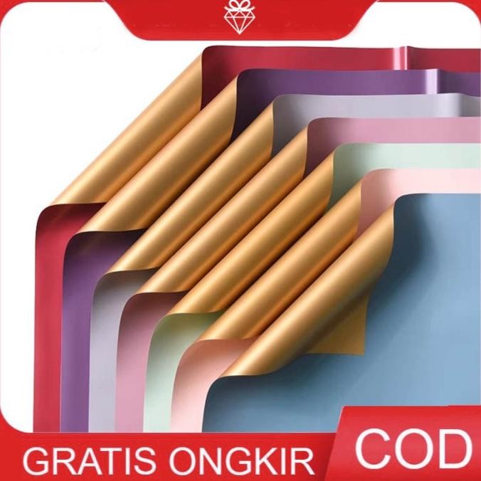

Siap Kirim 20LEMBAR Korean Wrapping Dove & Gold - Bahan buket bunga W003