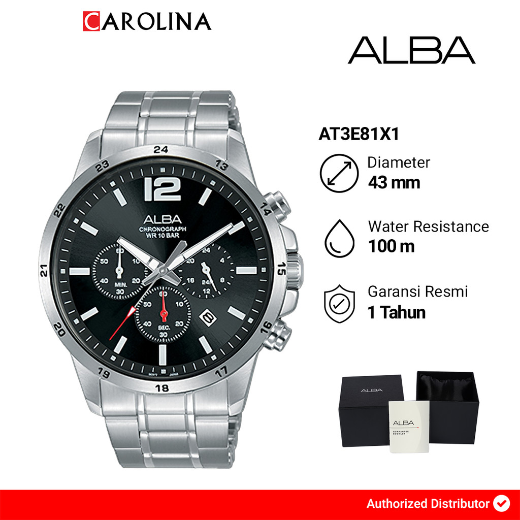 Jam Tangan ALBA AT3E81X1 Pria