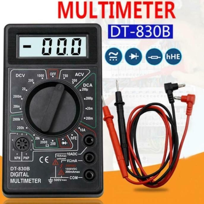 Multimeter Multitester Digital Volter Multi Tester Digital Mini