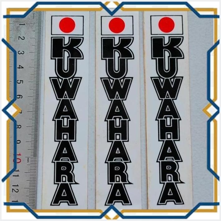 [RAC] STICKER DECAL SEPEDA NOS KUWAHARA OLDSCHOOL BMX OSBMX FRAME FORK