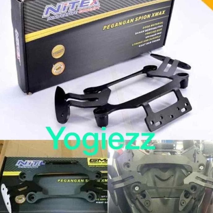 Dudukan Spion Yamaha Xmax Nitex Bracket Gps Spion Xmax 250 Nitex Cnc Original Dan Terpercaya
