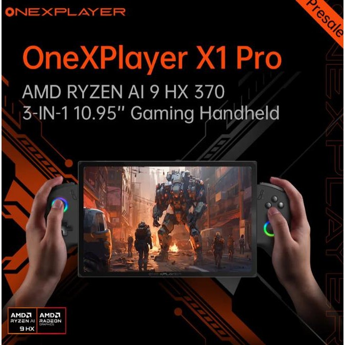 OneXPlayer X1 Pro OXP X1 PRO Ryzen AI HX 370 X1 10.95inch 2025 Laptop PC Handheld Gaming 3in1 10.95 