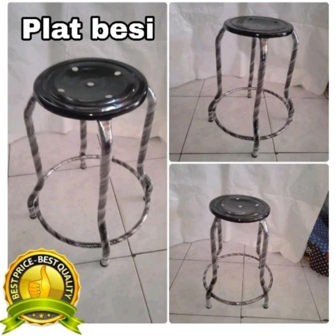 !!!!!!] KURSI BULAT TINGGI 50 CM PLAT BESI