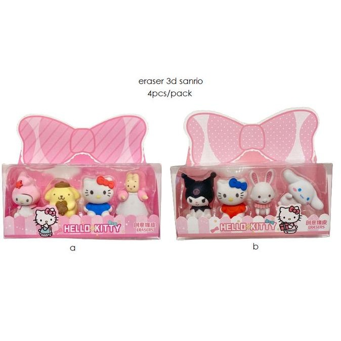 

monggo] Eraser 3D sanrio penghapus pensil karakter melody cinnamoroll kuromi