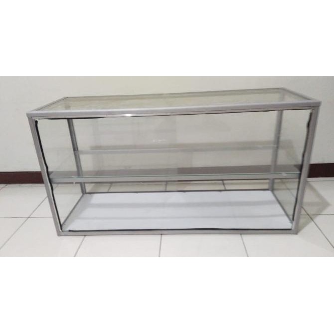 CO Etalase Kaca Makanan 1 Meter (92x32x50cm) Etalase Warteg BOGOR