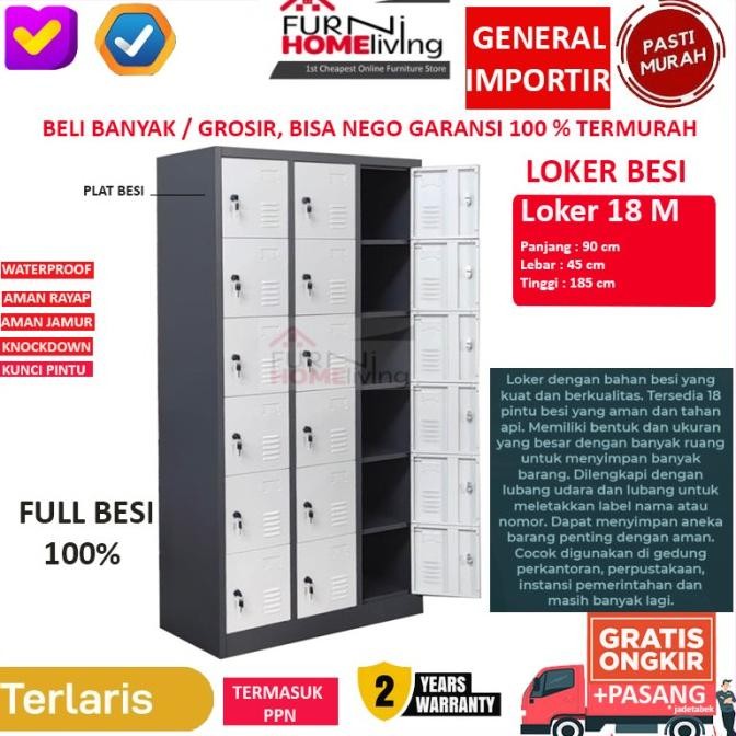 

Promo Loker Kabinet / Cabinet Locker 18 Pintu Akl18
