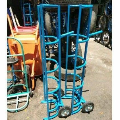 CO Troli gas elpiji 3kg susun 5 troli galon elpiji