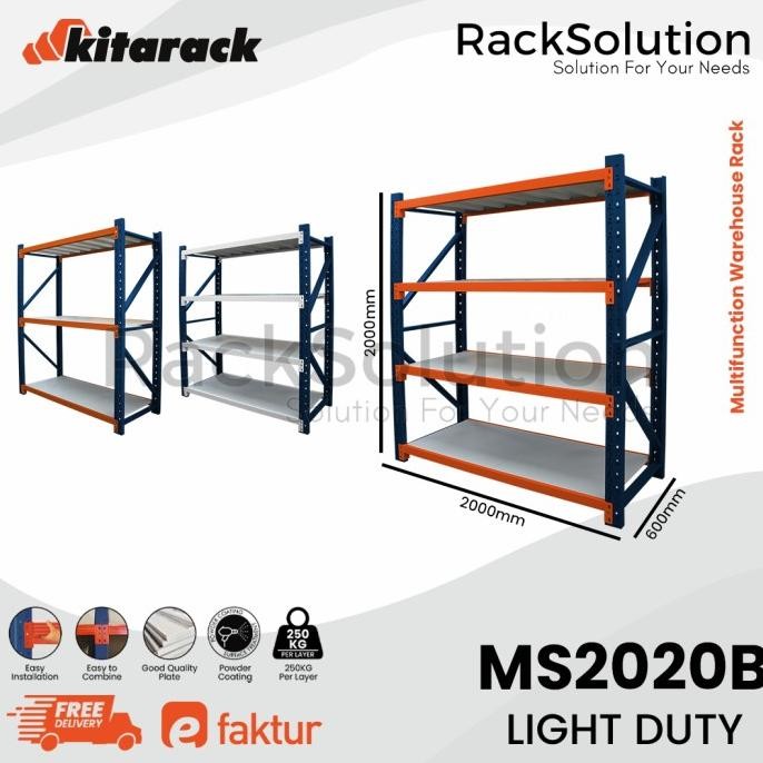 

Kitarack Ms2020 Starter Warehouse Rack Multifunction 2000X600X2000Mm