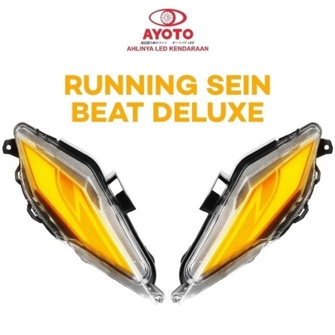 Sepasang Lampu Running Sein Beat Deluxe Rgb New Item Original Dan Terpercaya