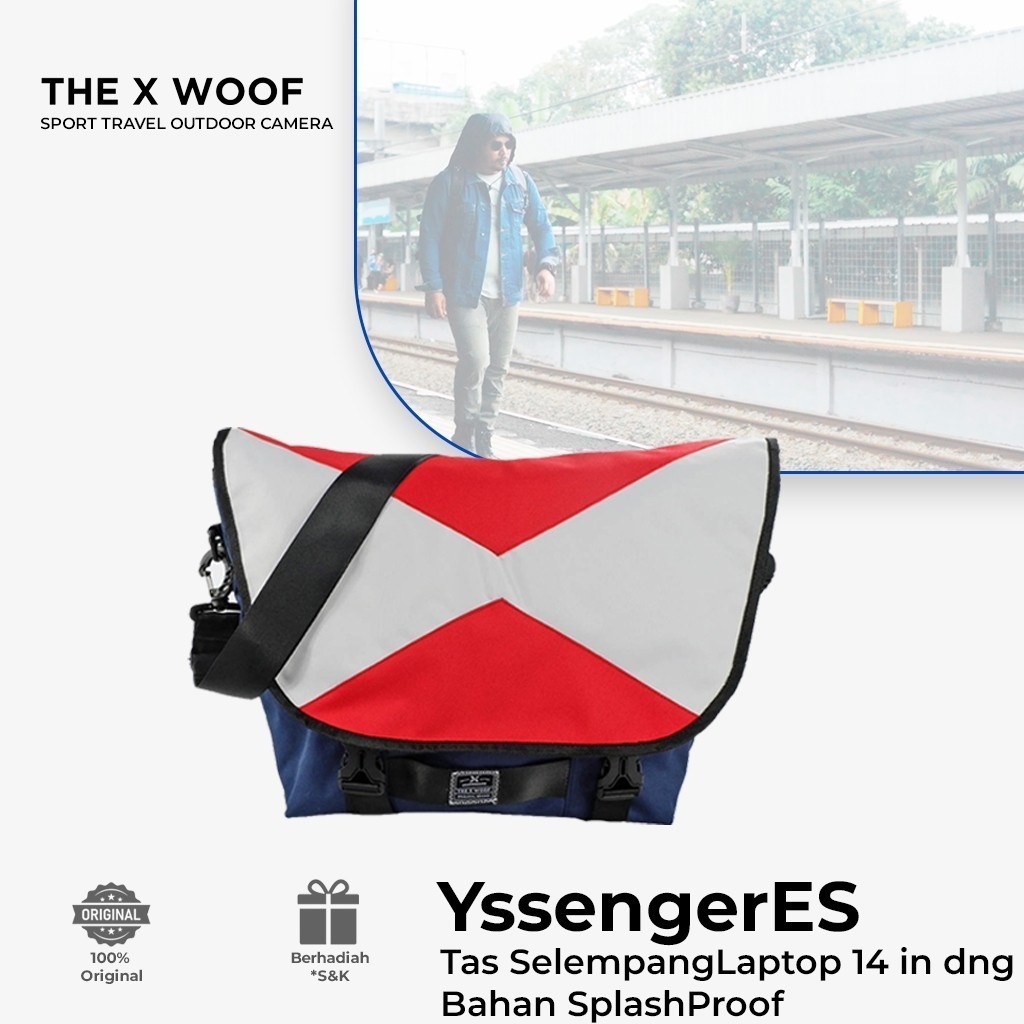 CUCI GUDANG The X Woof YssengerES Tas Messenger Bag Tas Selempang Laptop