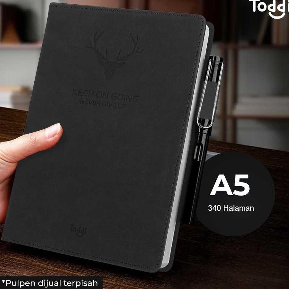 

Toddi Buu Jurnal Hardcover Noteboo Diary A5 80Gm 340 Halaman Grid Cw5025 Erenity