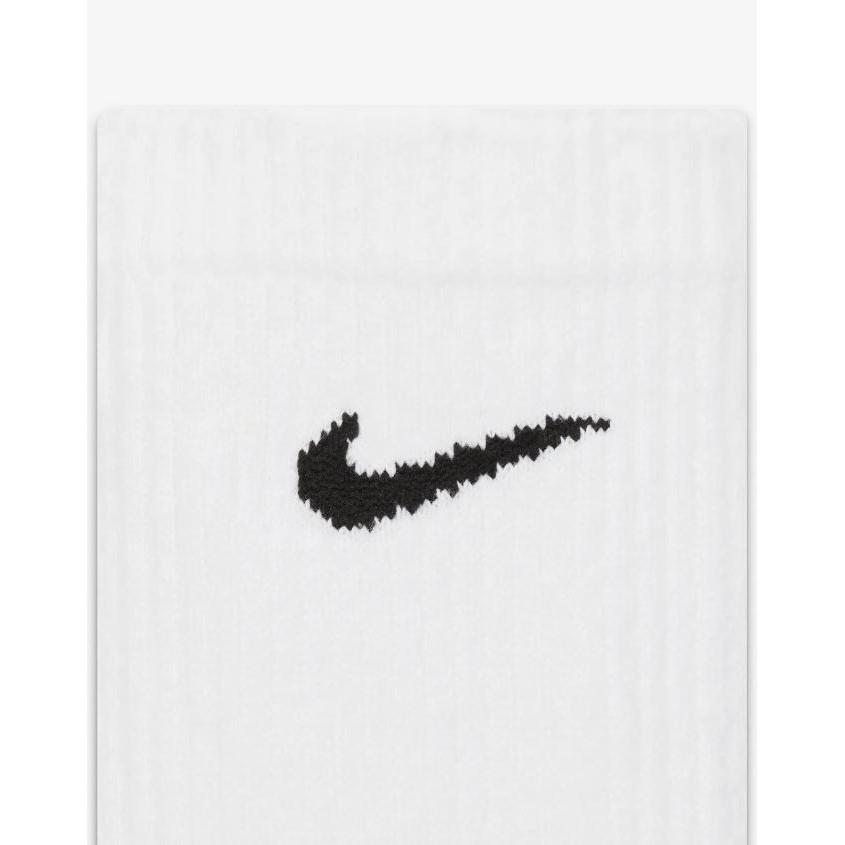 Kaos Kaki Tennis Pria Nike Everyday Plus Cushioned Training Crew Socks (3 Pairs) - White Original Da