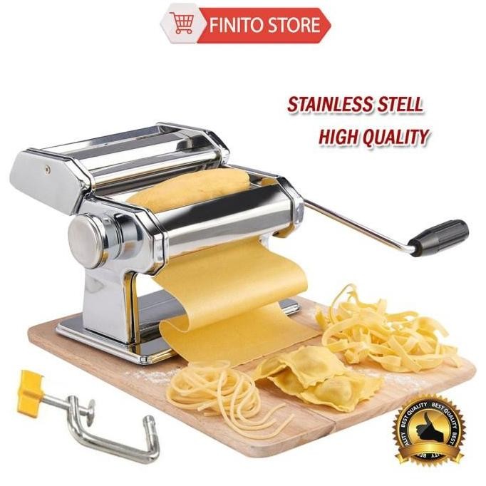 

Pasta Maker Atlas Gilingan Mie, Molen, Pangsit Cetakan Mie Penggiling Pencetak Pasta Kue Alat Mesin Pizza Original Dan Terpercaya
