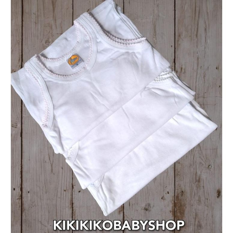 Paling Laku (( 6Pcs )) Singlet Bayi Renda Kaos Dalam Anak 0 S M L Xl Xxl