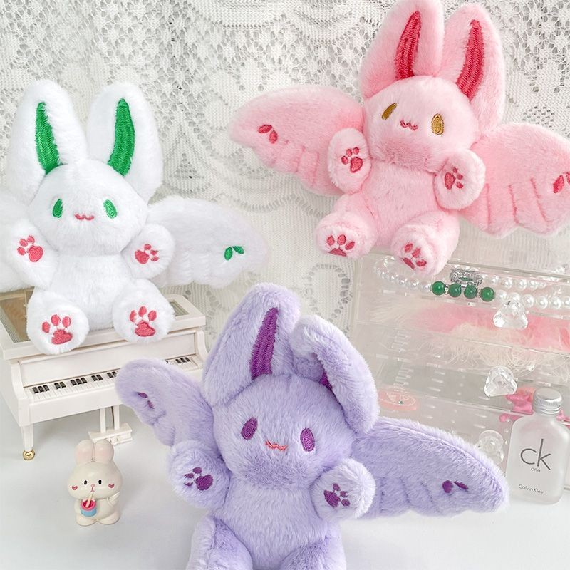 Boneka Plush Kelinci Kelelawar Duduk Lucu