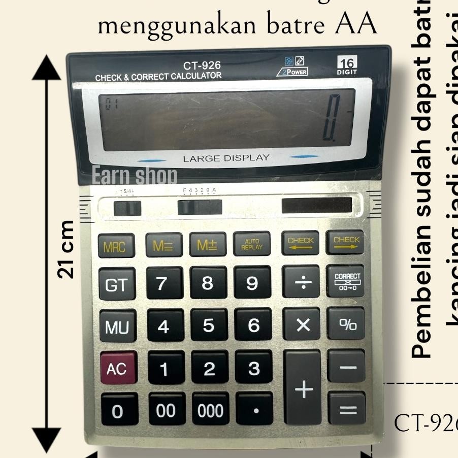 

Alulator Bear Citizen Ct 926 16 Dit Alulator Dagang Warung Bear Alulator Groir