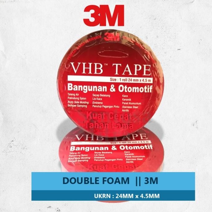 

HARGA DISKON Double Tape Automotive Acrylic Attachment Tape 5666 (Double Tape) Foam