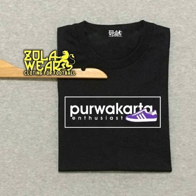 Kaos T Shirt Pria Purwakarta Enthusiast Football Casual