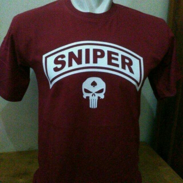 Kaos T Shirt Pria Sniper