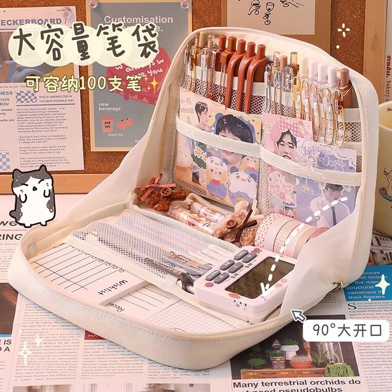 

TERLARIS CARAT 12 Layer Tas Tempat Pensil Case Pouch Anak Sekolah Transparan Kapasitas Besar Stationery Kantor A020 XD27
