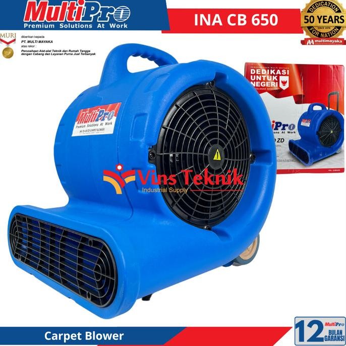 Multipro INA CB-650 DZ Carpet Blower Kipas Pengring Karpet INA CB 650 KUN