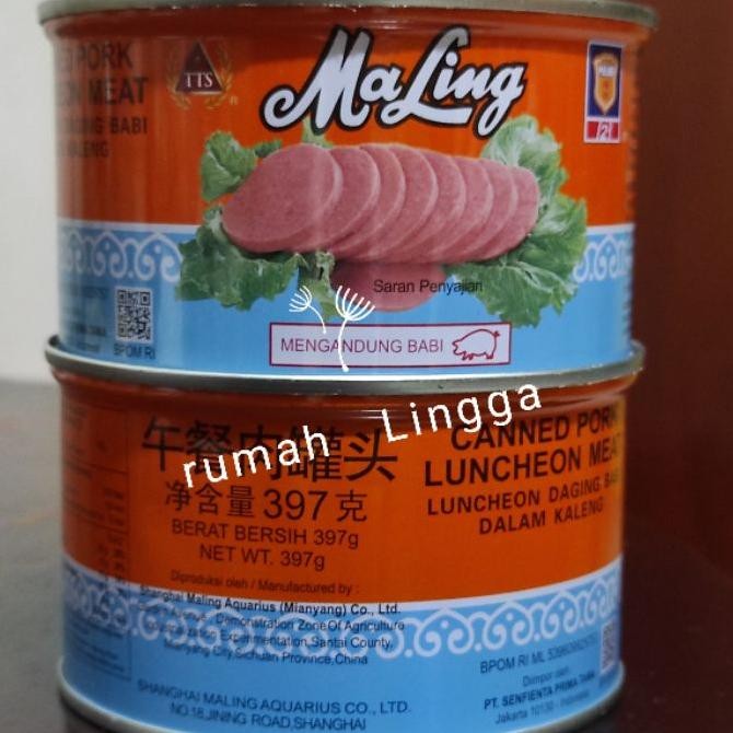 

Maling Tt 397 Daging Maling Daging Babi Dalam Aleng Canned Por Luncheon Meat Ham Ornet Babi