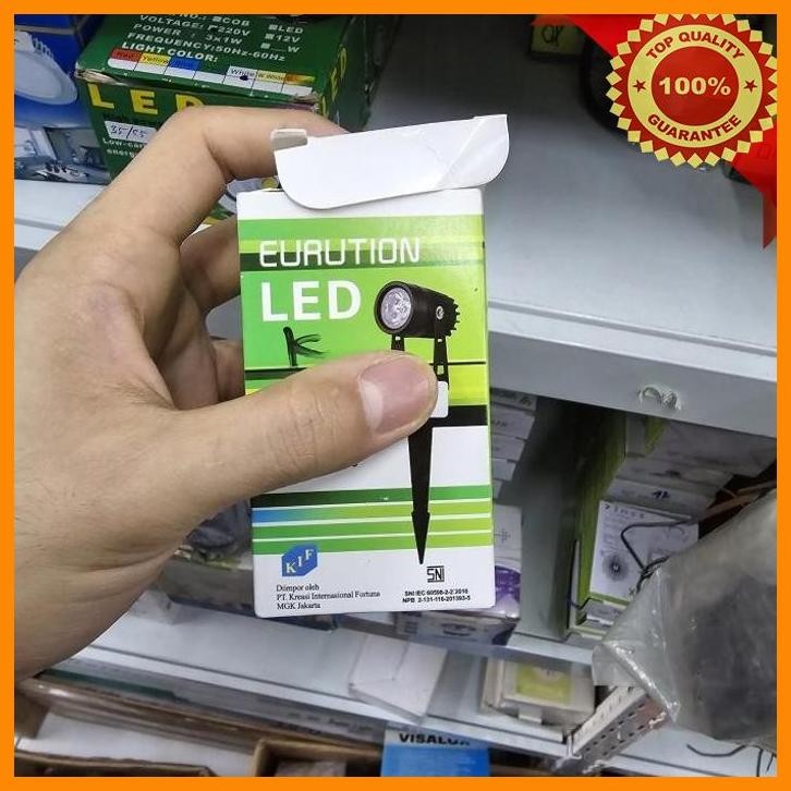 (AMA) LAMPU TAMAN SOROT LED SPOTLIGHT 3WATT 3W BODY KECIL ALUMINIUM EURUTION