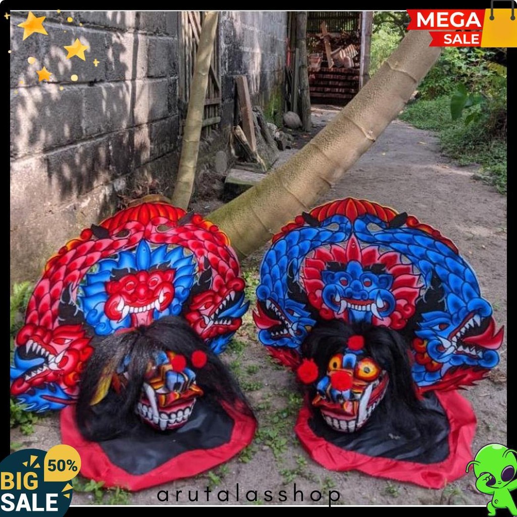 Mainan Tradisional Barongan Telon|Barongan Devil|Barongan Anak|Barongan Dewasa|Barongan Kayu|Baronga