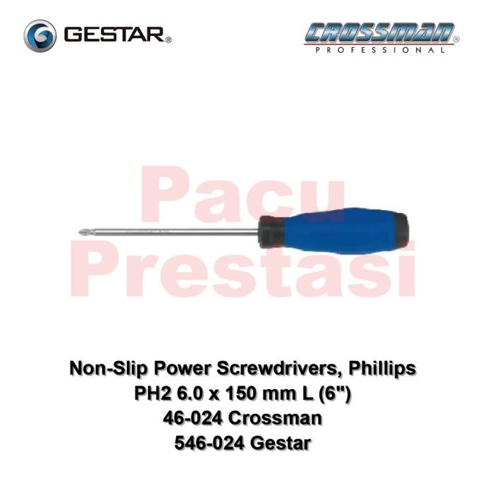 HOT SALE Obeng Non Slip Plus PH2 6mm Crossman PN: 46-024