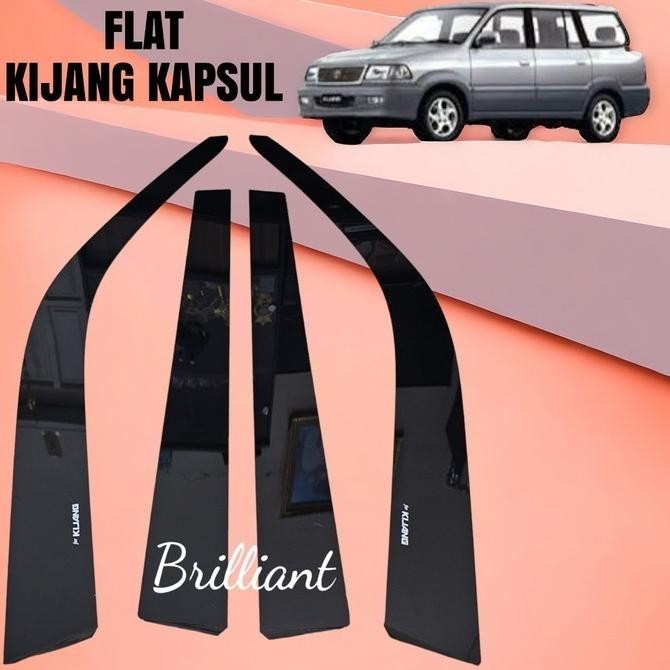 Talang Air 4 Pintu Hitam Slim Flat - Kijang New / Kapsul / Lgx Original Dan Terpercaya