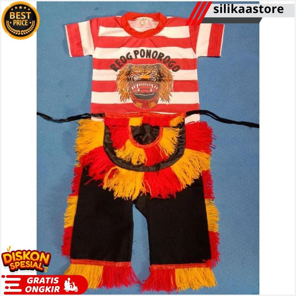 Setelan Reog, Anak/Kaos, Celana, Embyong/Kaos Jaranan/Kaos Barongan Original Produk