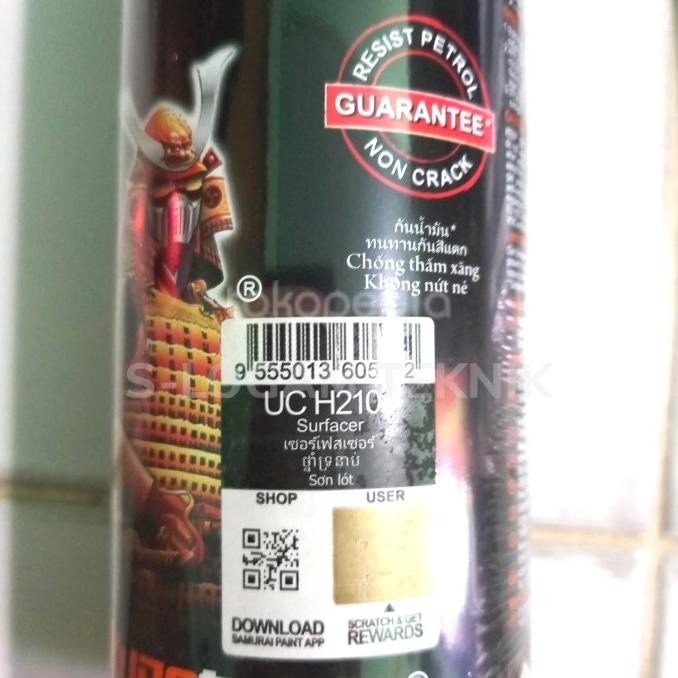 Sale Epoxy Uch210 Surfacer Samurai Paint Cat Semprot Pylox Aerosol Uch 210