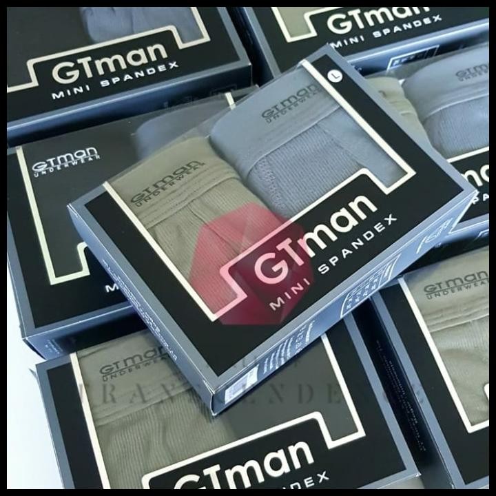Terlaris Celana Dalam Underwear Brief Pria-Gt Man Gsf01 Mini Spandex- Isi 2 Pcs Good Quality