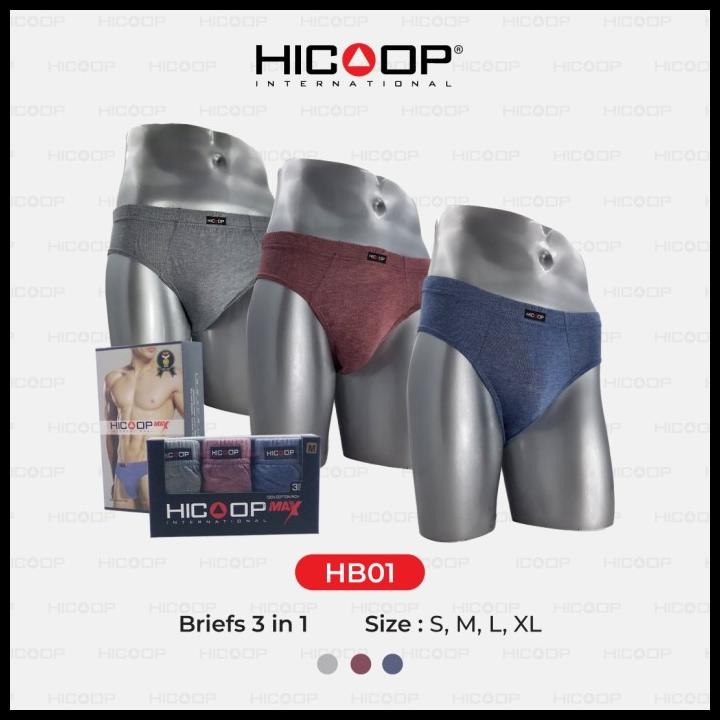 Terlaris Celana Dalam Pria Dewasa Hicoop Men Hb-01 Good Quality