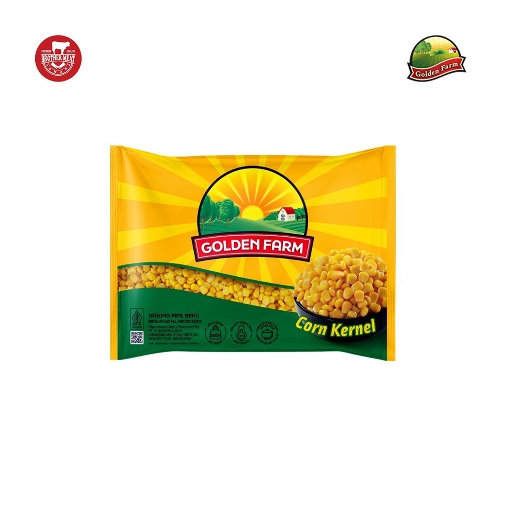 

LE Golden Farm Frozen Corn Kernel 500gr, Jagung Pipil - Brothermeatshop