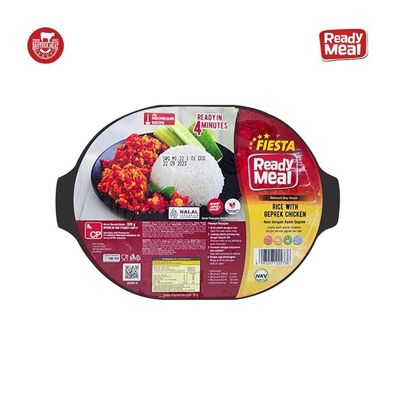

FIESTA Ready Meal Rice With Chicken Geprek 320gr