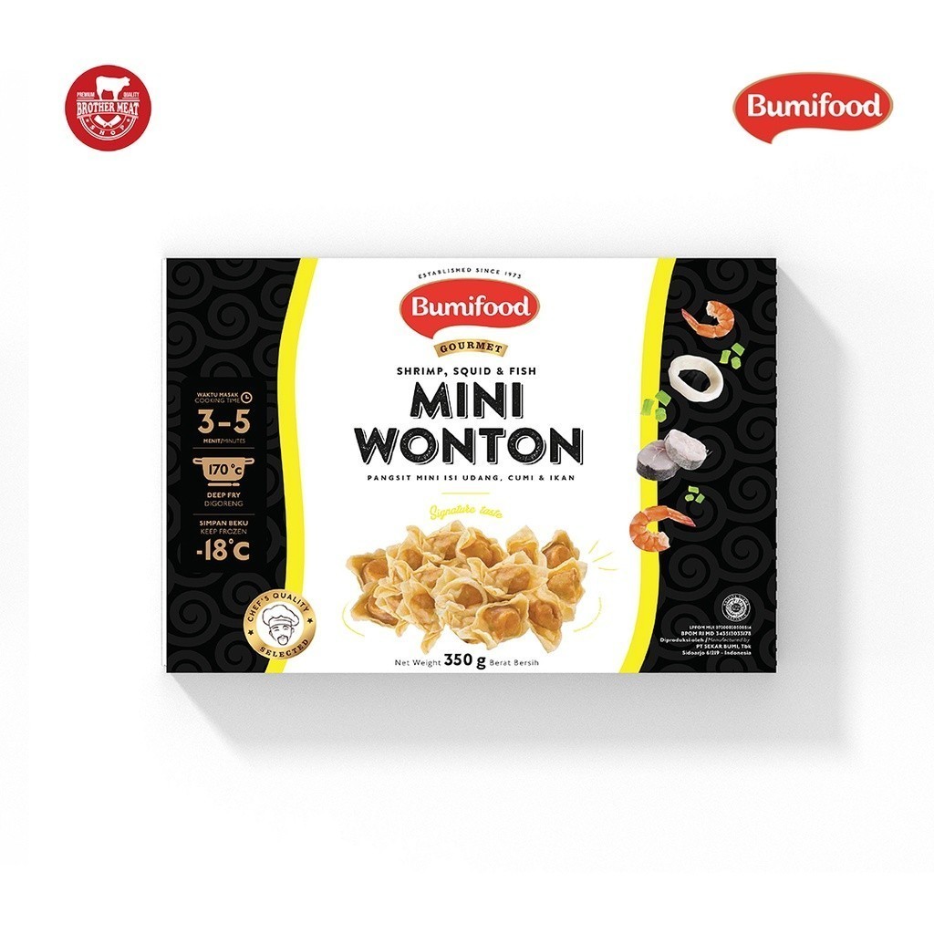 

Seafood Olahan, Bumifood Mini Wonton